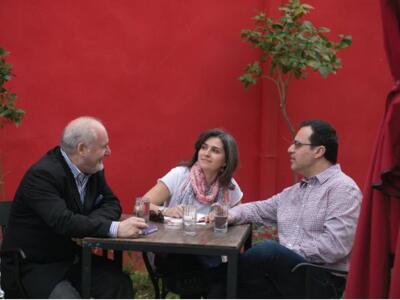 Στη φωτ. του Χρήστου Κοσμά, οι Αντώνης Σ...