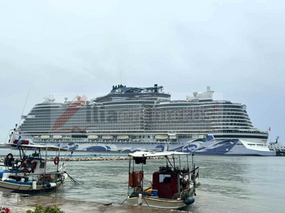 Κατάκολο: Δεσπόζει στο λιμάνι το Norwegi...