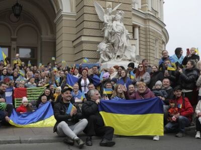 Ουκρανία: Πανηγυρισμοί στη Χερσώνα