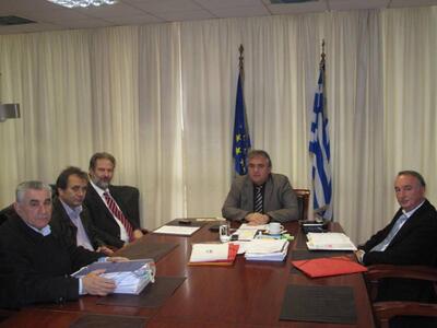 Συνάντηση Τ. Αποστολόπουλου με το Δήμαρχ...