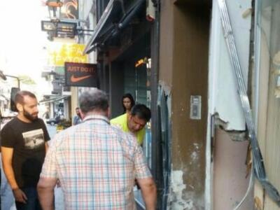 Τρελή πορεία Ι.Χ. στο κέντρο της Ναυπάκτ...