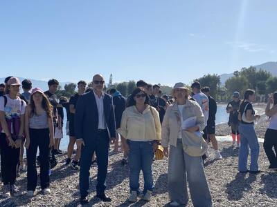  Ο Αντιπεριφερειάρχης Τάκης Παπαδόπουλος...