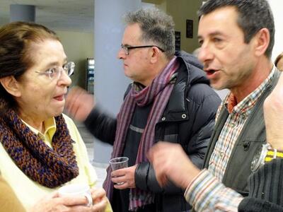 Η Μαριάννα Κορομηλά με τον Γιώργο Κωστόπ...