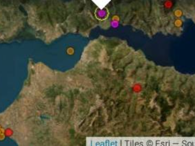 Σεισμός 3,1 Ρίχτερ στη Ναύπακτο