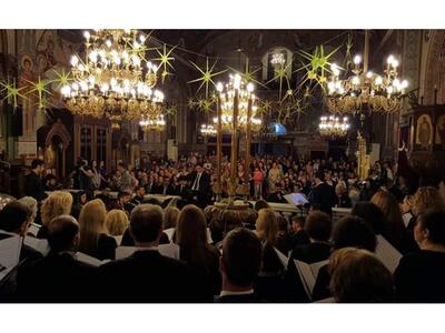 Η πολυφωνική χορωδία της Πάτρας, μάγεψε ...