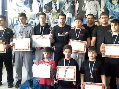 Επιτυχίες στο φιλικό τουρνουά πάλης στον Πύργο