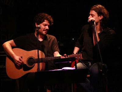 Ο Βαγγέλης Ασημάκης και ο Απόστολος Βαλα...