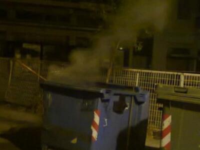Πάτρα: Έκαψαν κι άλλο κάδο κοντά στον Άγ...
