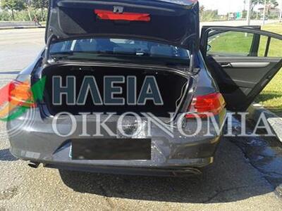 Ηλεία: Διπλή καραμπόλα 5 Ι.Χ. στον κόμβο...