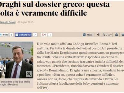 Ντράγκι: Πραγματικά δύσκολο να βρεθεί λύ...