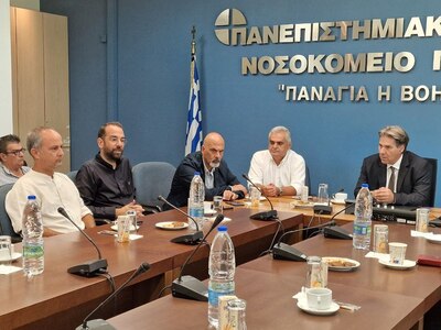 Το Πανεπιστημιακό Νοσοκομείο επισκέφθηκε ο Ν. Φαρμάκης: «Διαρκής προσπάθεια για τη βελτίωση των υποδομών Υγείας στη Δυτ. Ελλάδα»