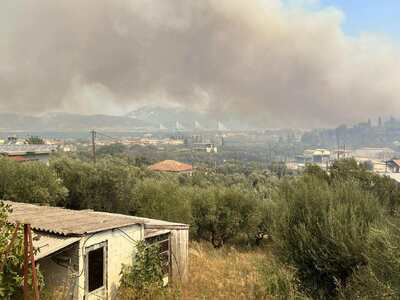 Πνιγμένη στους καπνούς η Πάτρα - ΒΙΝΤΕΟ