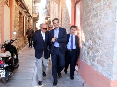 Κρήτη: Περιοδεύει στο νησί ο Κυριάκος Μητσοτάκης