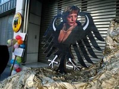 Διαμαρτυρία Γερμανών ακτιβιστών υπέρ της Ελλάδας