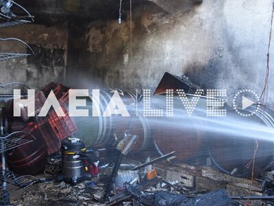 Ηλεία: Πυρκαγιά σε αποθήκη με κρασί - Στ...