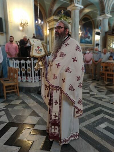ΠΑΤΡΑ: Ο Επίσκοπος Χρύσανθος μίλησε για τον Τίμιο Σταυρό την Κυριακή στην Παντάνασσα