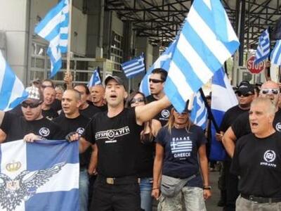 Η Χρυσή Αυγή έκλεισε τα σύνορα στην Κακαβιά