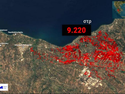 Δυτική Αχαΐα: Πάνω από 9.000 στρέμματα καμμένη γη