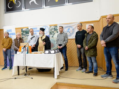 Η κοπή της πρωτοχρονιάτικης πίτας του Φε...