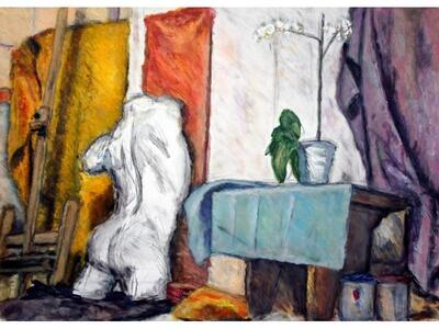 Έκθεση ζωγραφικής και κεραμικής στην αίθ...