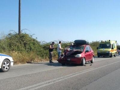 Πατρών Πύργου: Τροχαίο με δυο τραυματίες...