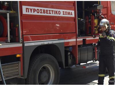 Πάτρα: Φωτιά στην Οβρυά 