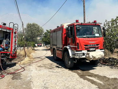 Ρέθυμνο: Χωρίς ενεργό μέτωπο η φωτιά - Σ...