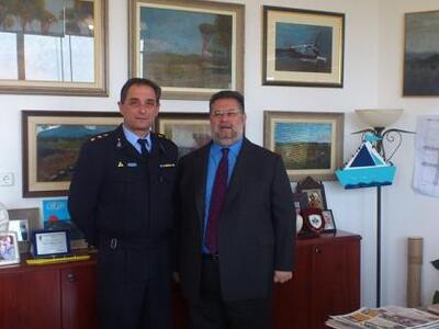 Ο νέος Διοικητής του Πυροσβεστικού Σταθμ...