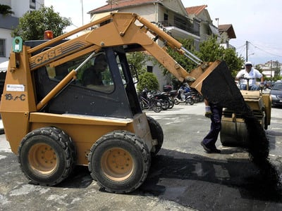 Διακοπή κυκλοφορίας στη Γεωργίου Ολυμπίο...