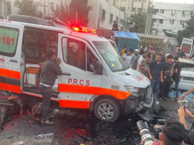 Γάζα: Πλήγμα σε φάλαγγα ασθενοφόρων έξω ...