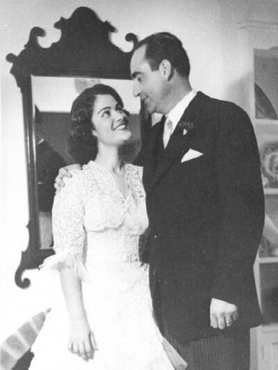 Το ζεύγος Μητσοτάκη την ημέρα του γάμου ...