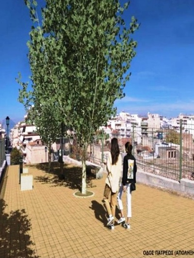 Έτσι θα διαμορφωθεί το πάνω μέρος στις σκάλες της Πατρέως