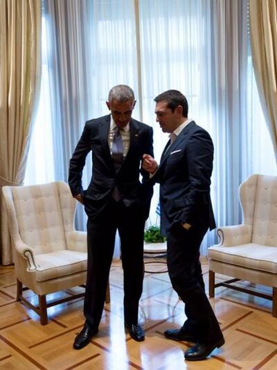 Με τον Αλέξη Τσίπρα στο Μαξίμου (Φωτογρα...