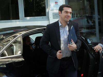 Στην Κουμουνδούρου για τη συνεδρίαση της...