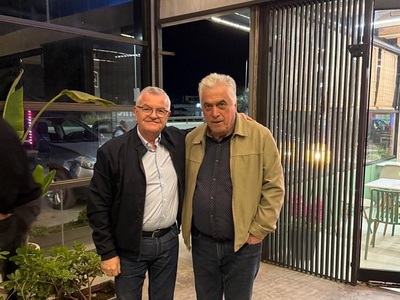 Ο Ρήγας Θανασάς στο πλευρό του Αντώνη Κουνάβη