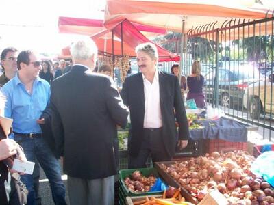 Περιοδεία Χαράλαμπου Καφύρα στην Ηλεία