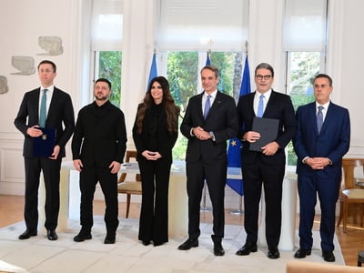 Κοινή δήλωση Μητσοτάκη - Ζελένσκι για ειρήνη, ασφάλεια και ενεργειακή συνεργασία - Τα επτά σημεία της συμφωνίας Ελλάδας - Ουκρανίας Κοινή δήλωση Μητσοτάκη - Ζελένσκι για ειρήνη, ασφάλεια και ενεργειακή συνεργασία - Τα επτά σημεία της συμφωνίας Ελλάδας - Ουκρανίας