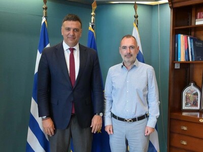 Συνάντηση του Ανδρέα Κατσανιώτη με τον Υ...