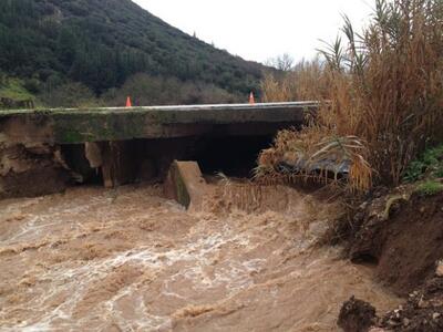 Ξεχείλισε ο Κλείτωρας - Επεσε η γέφυρα!