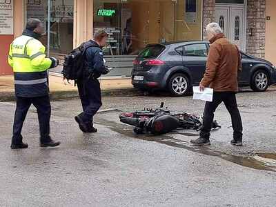 Αγρίνιο: Τραυματισμός δικυκλιστή στο κέν...