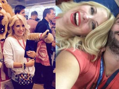 Η Ελένη Μενεγάκη πήγε στο γήπεδο και είπ...