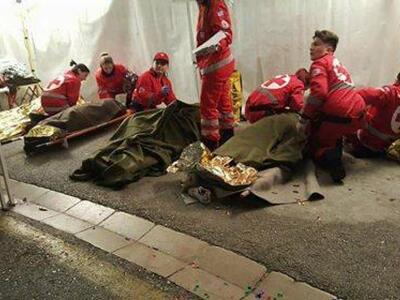 Στην πλατεία Γεωργίου οι Ερυθροσταυρίτες...