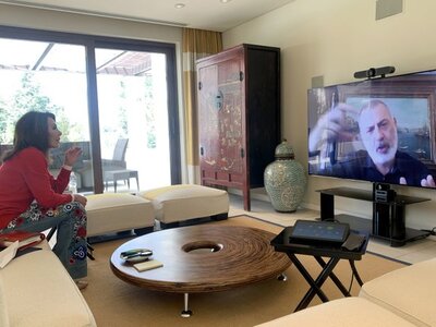 Τηλεδιάσκεψη Γ. Αγγελοπούλου με τον Δήμα...