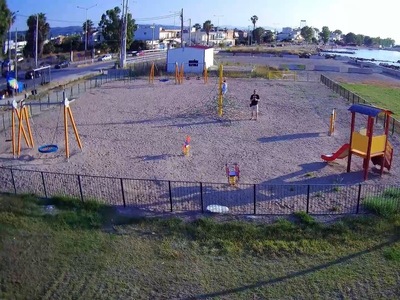 Η νέα παιδική χαρά στην Παραλία Πατρών από ψηλά