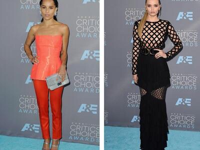 Zόε Κράβιτζ με Dior και Αμπι λι Κέρσοου με Balmain