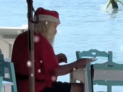 Ο Άγιος Βασίλης κάνει διακοπές στη Νάξο!