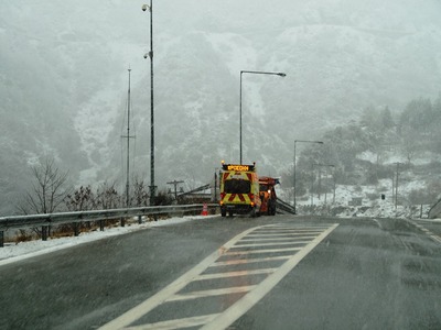 Μάχη για να μείνει ανοιχτή η Εθνική Οδός...