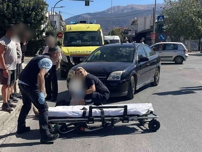 Πάτρα: Παράσυρση πεζής στην Ελευθερίου Βενιζέλου