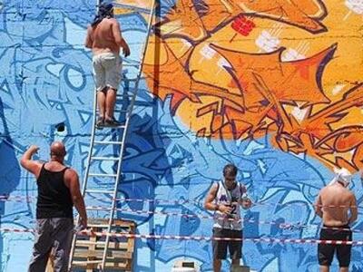 Φεστιβάλ γκράφιτι στην Κυλλήνη- Ξεκίνησε...