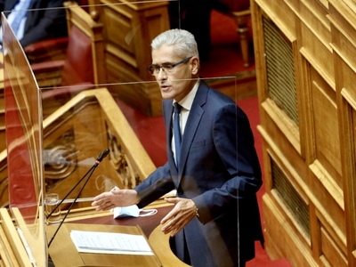 Ο Άγγελος Τσιγκρής εκπρόσωπος της Βουλής...